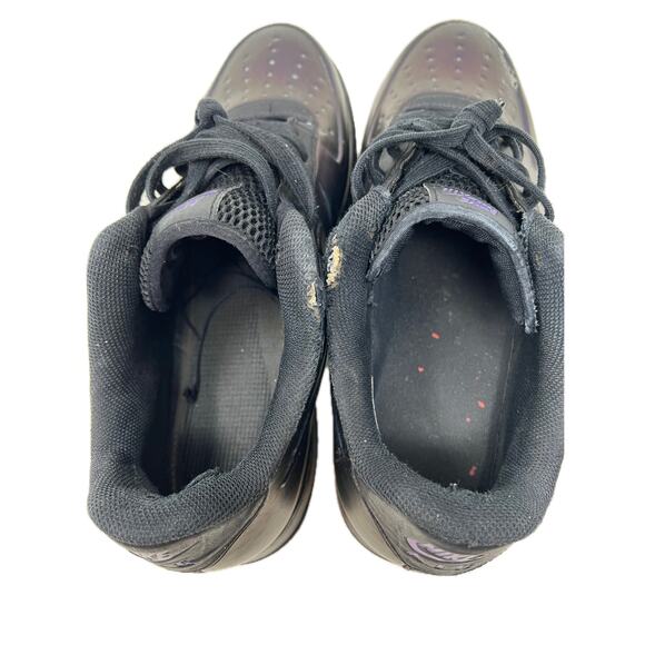 Nike Air Force 1 Black Blue Reflective Translucent Mens 12.5 - Picture 6 of 7